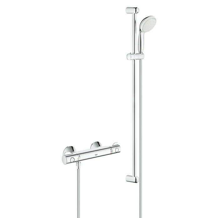 BAUHAUS Grohe Grohtherm 800 Brause-Set Lochabstand: 92 Cm, Chrom