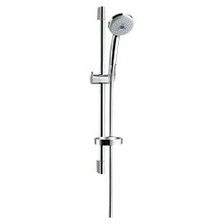 BAUHAUS Hansgrohe Brausegarnitur Croma 100 Multi Jet Lochabstand: 62,5 Cm, Anzahl Funktionen: 3 Stk., Verchromt