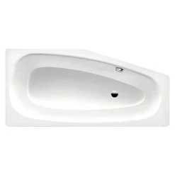 BAUHAUS Kaldewei Badewanne Mini 832 Linksseitig, 157 X 75 Cm, Stahl-Email, Alpinweiß