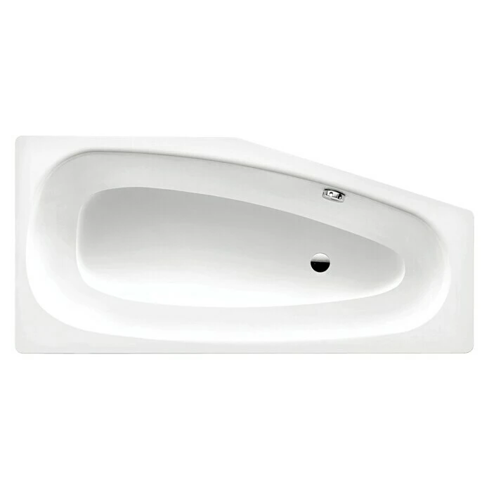 BAUHAUS Kaldewei Badewanne Mini 832 Linksseitig, 157 X 75 Cm, Stahl-Email, Alpinweiß