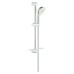 BAUHAUS Grohe Tempesta Rustic Brausegarnitur 100 Lochabstand: 62 Cm, Art Strahl: Massagestrahl, Jetstrahl, Rain, Rain O², Chrom/Weiß