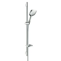 BAUHAUS Hansgrohe Brausegarnitur Raindance Select E 150 Lochabstand: 91,5 Cm, Art Strahl: RainAir, CaresseAir, Mix, Chrom