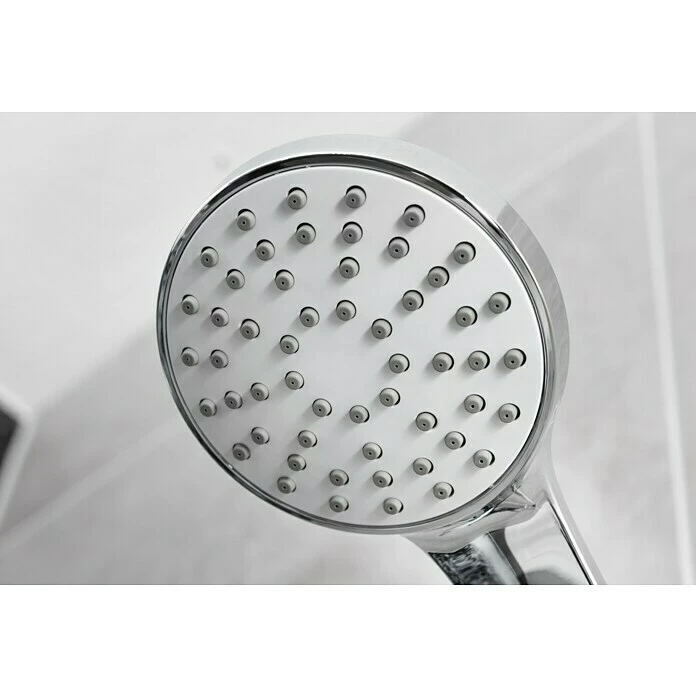 BAUHAUS Mixomat Brausegarnitur Lech Art Strahl: Sanfter Duschregen, Chrom – Bild 5