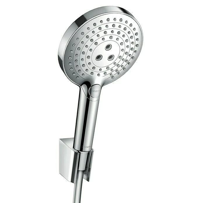 BAUHAUS Hansgrohe Brause-Set Raindance Select S 120 Anzahl Funktionen: 3, Durchmesser Handbrause: 12,5 Cm, Chrom