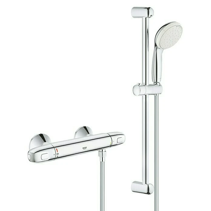 BAUHAUS Grohe Grohtherm 1000 Brause-Set Lochabstand: 62 Cm, Chrom