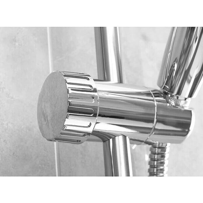 BAUHAUS Mixomat Cuba Brausegarnitur Art Strahl: Spray, Water Drop, Massage, Spray + Massage, Chrom, 150 Cm, Anzahl Strahlarten: 3 Stk. – Bild 4