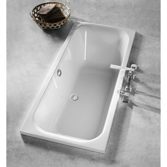 BAUHAUS Camargue Badewanne Hermosa 180 X 80 Cm, Weiß, Sanitäracryl – Bild 2