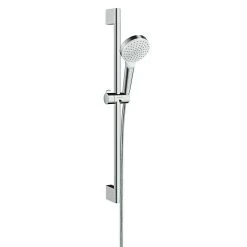 BAUHAUS Hansgrohe Crometta Brausegarnitur 1 Jet Lochabstand: 62,5 Cm, Art Strahl: Rain, Chrom