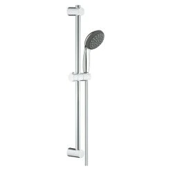 BAUHAUS Grohe Brausegarnitur Lochabstand: 47 Cm - 62 Cm, Art Strahl: Rainstrahl, Jetstrahl, Chrom, Anzahl Strahlarten: 2 Stk.