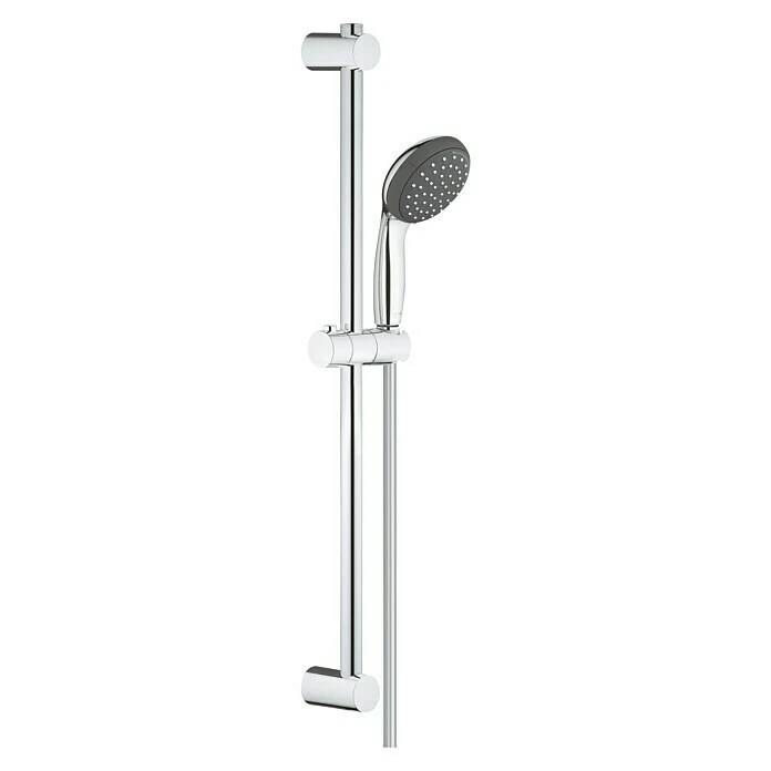 BAUHAUS Grohe Brausegarnitur Lochabstand: 47 Cm - 62 Cm, Art Strahl: Rainstrahl, Jetstrahl, Chrom, Anzahl Strahlarten: 2 Stk.