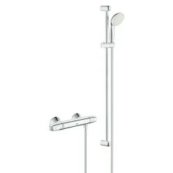 BAUHAUS Grohe Grohtherm 1000 Brause-Set Lochabstand: 92 Cm, Chrom