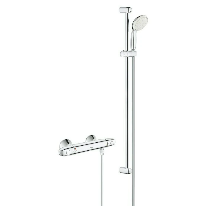 BAUHAUS Grohe Grohtherm 1000 Brause-Set Lochabstand: 92 Cm, Chrom