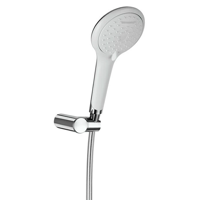 BAUHAUS Mixomat Brause-Set Langfoss Chrom/Weiß