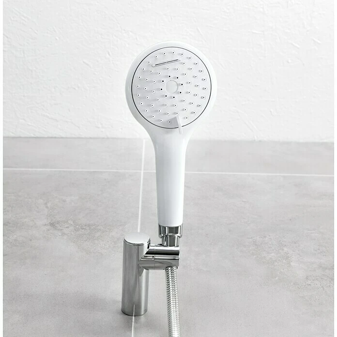 BAUHAUS Mixomat Brause-Set Langfoss Chrom/Weiß – Bild 3