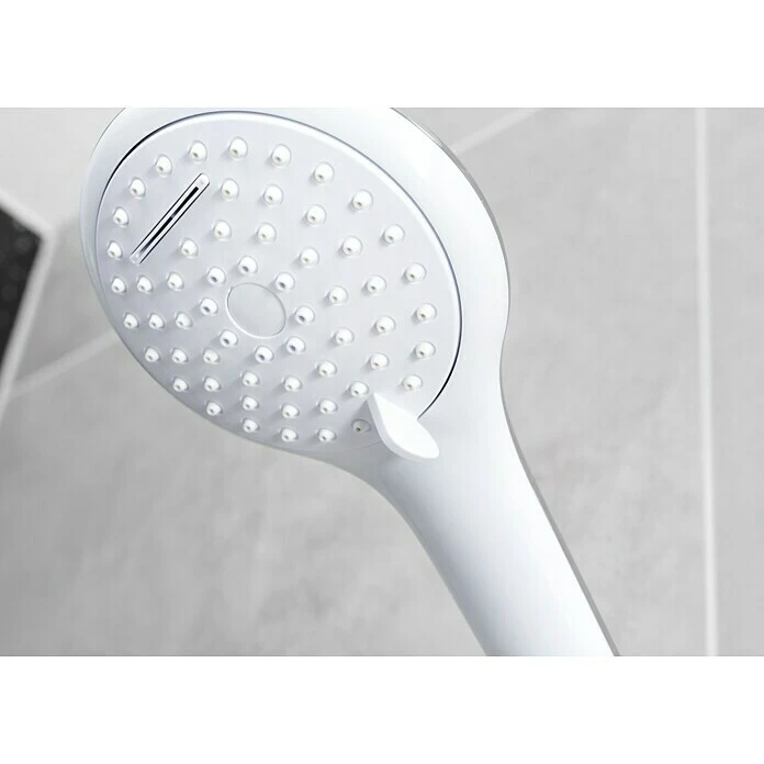 BAUHAUS Mixomat Brause-Set Langfoss Chrom/Weiß – Bild 4