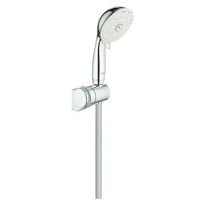 BAUHAUS Grohe Tempesta Rustic Brause-Set 100 Anzahl Funktionen: 4, Durchmesser Handbrause: 10 Cm, Chrom, Weiß