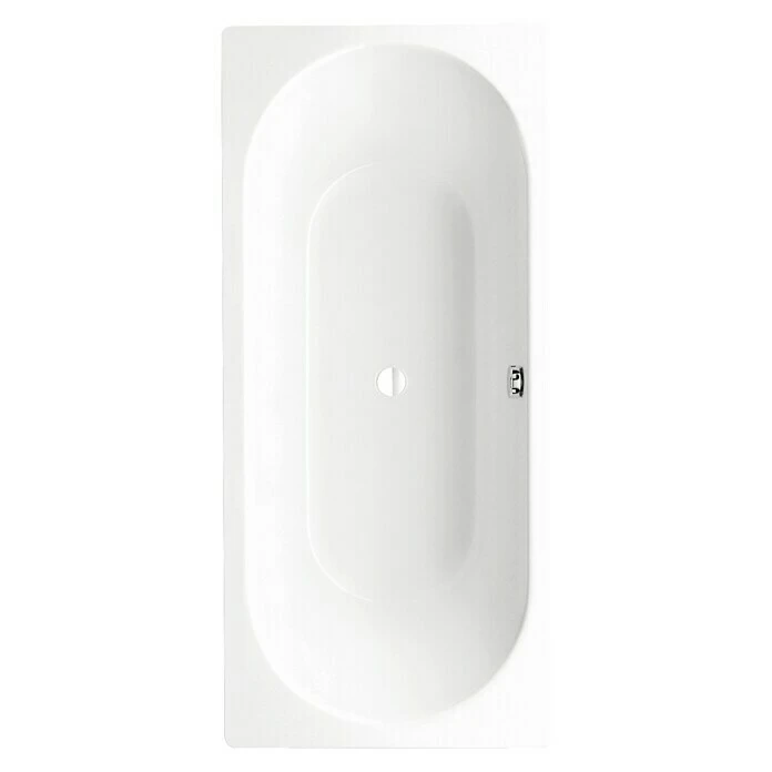 BAUHAUS Kaldewei Badewanne Classic Duo 107 170 X 75 Cm, Stahl-Email, Alpinweiß, Fassungsvermögen: 122 L